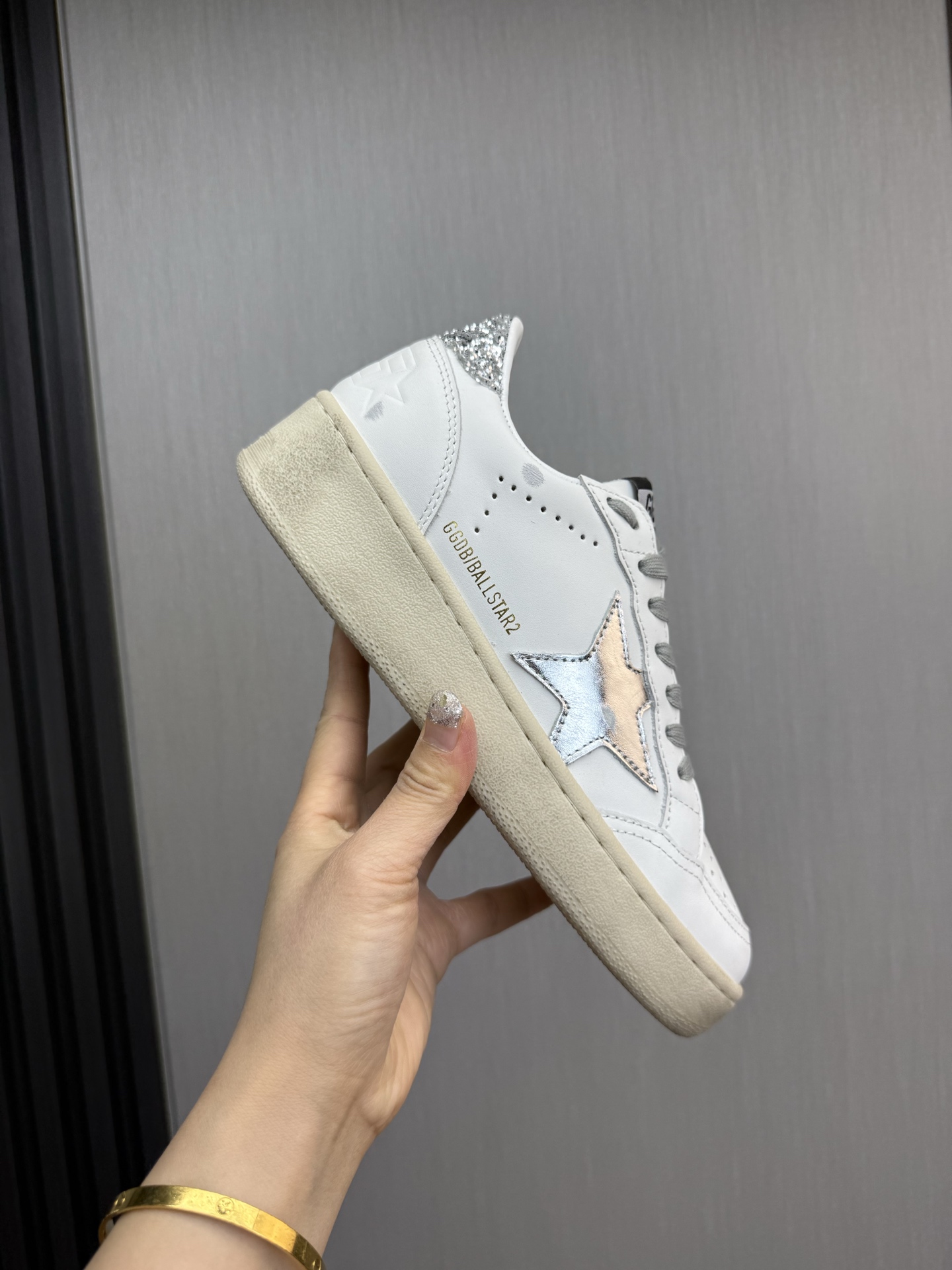 Golden Goose Leather Sneakers Fashionable Couple Shoes, Iconic Star Design 8 i1744141902820 2907 0 2