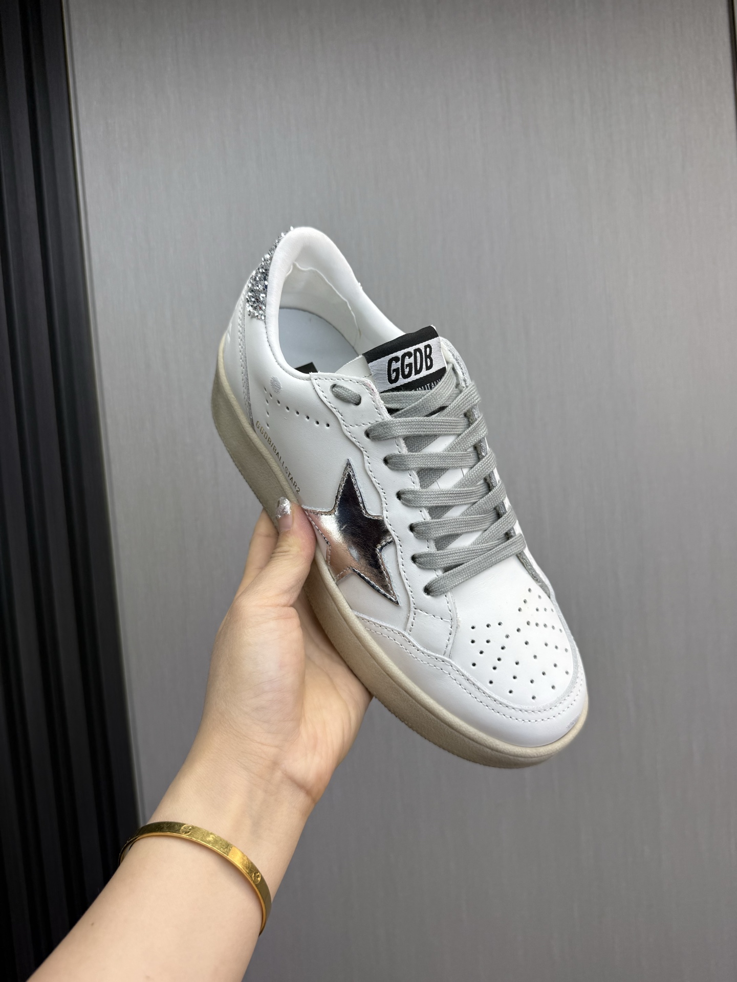 Golden Goose Leather Sneakers Fashionable Couple Shoes, Iconic Star Design 9 i1744141902834 538 0 3