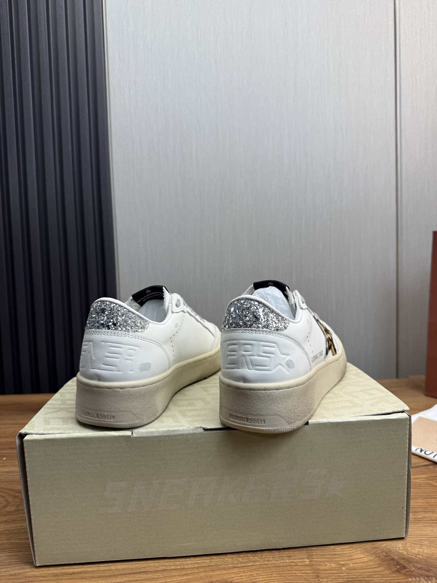 Golden Goose White Leather Sneakers with Leopard Star Patch 6 i1744142061376 6986 0 7