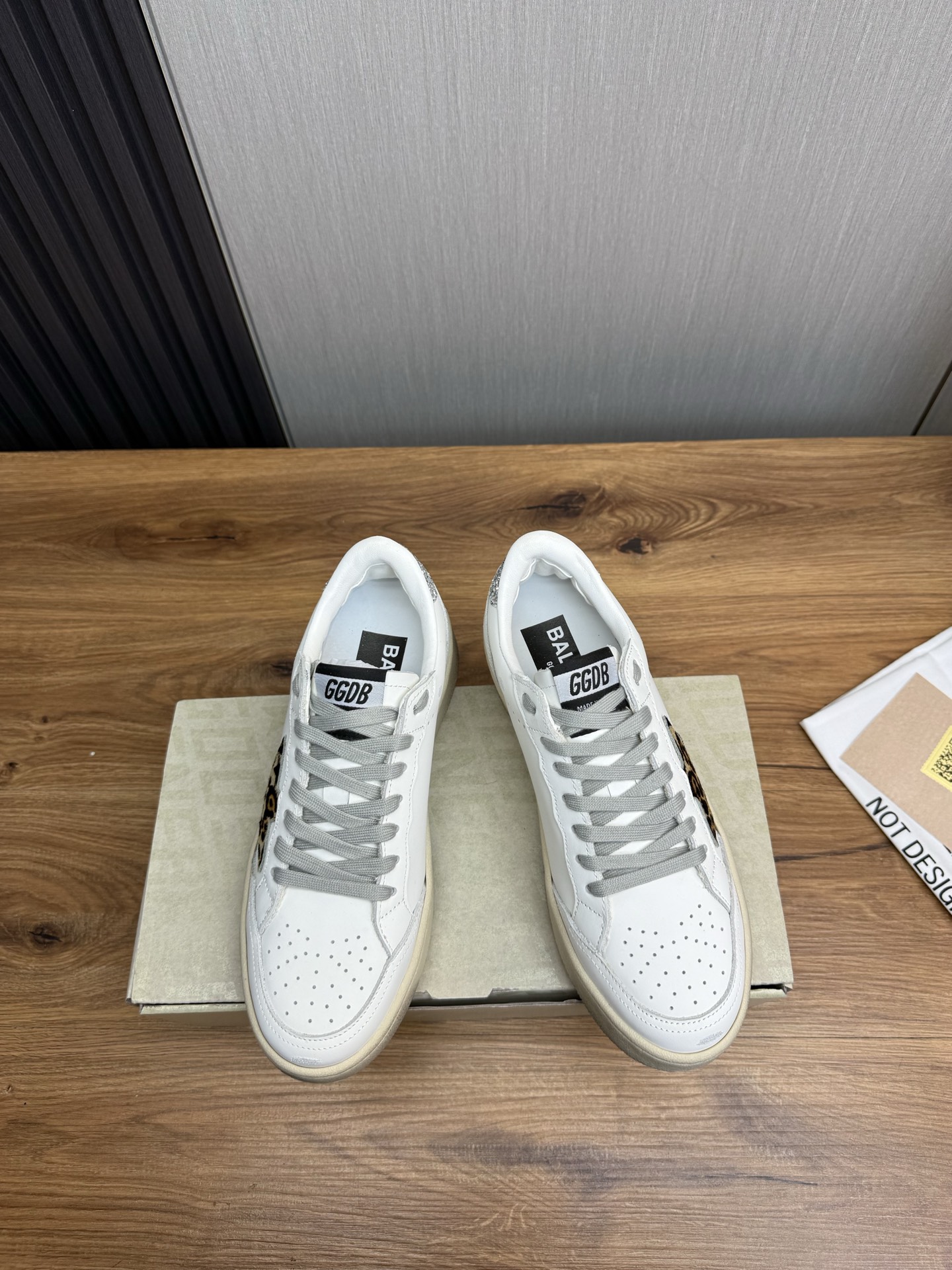 Golden Goose White Leather Sneakers with Leopard Star Patch 3 i1744142061409 4132 0 3