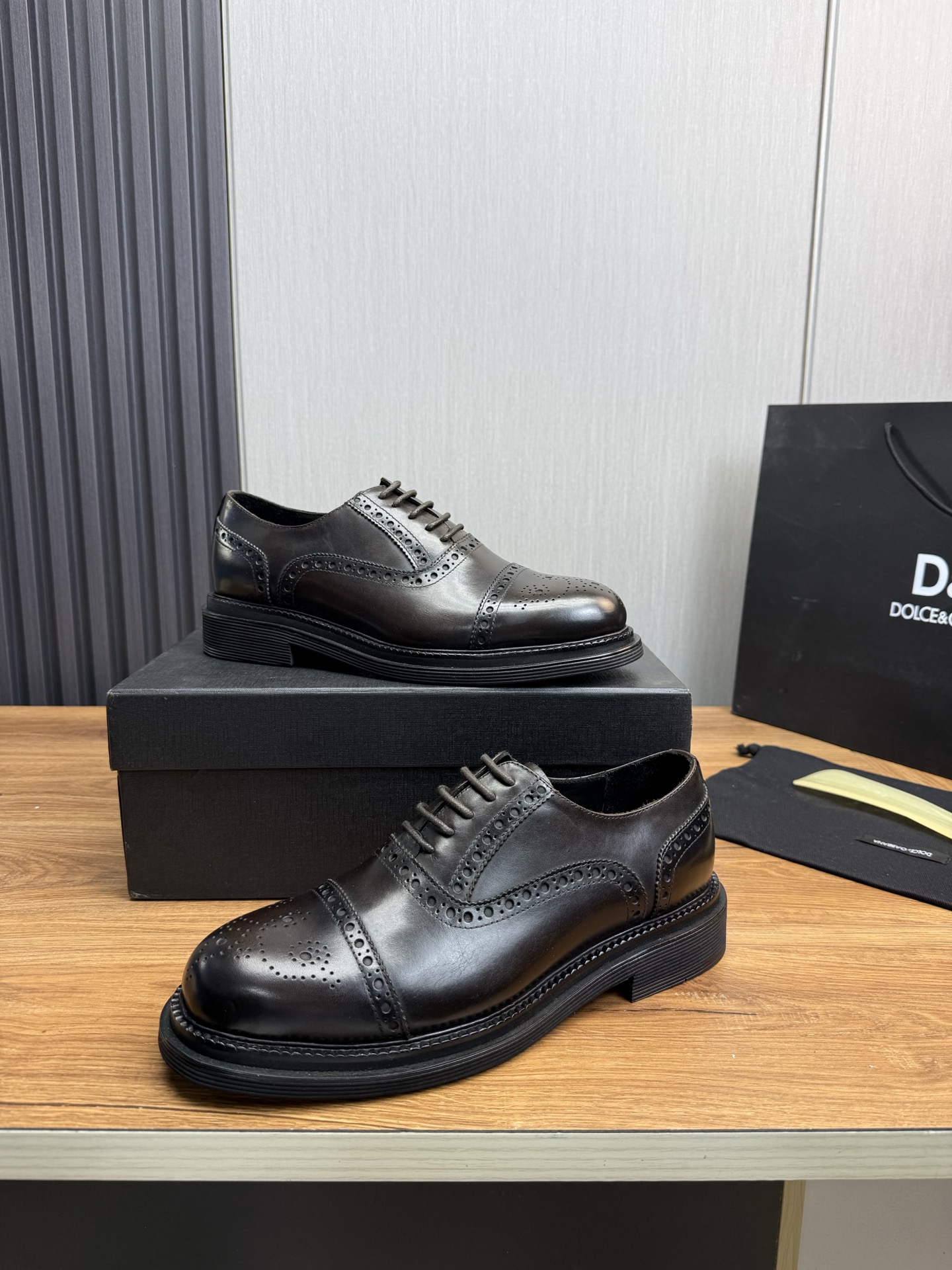 Formal DG Brogue Dress Shoes for Men, Leather Upper, True to Size 5 i1744229188370 1300 0 7