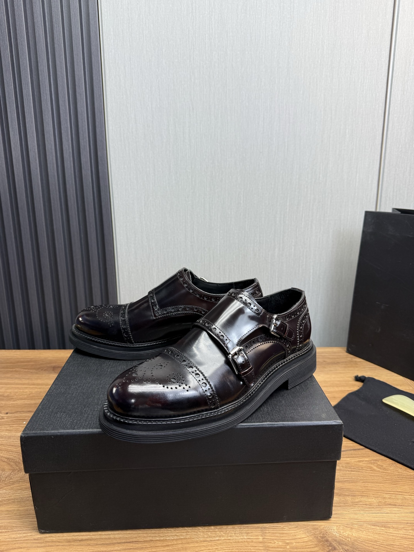 DG Leather Monk Strap Dress Shoes for Men - Premium Quality & Style 4 i1744229310821 9469 0 1