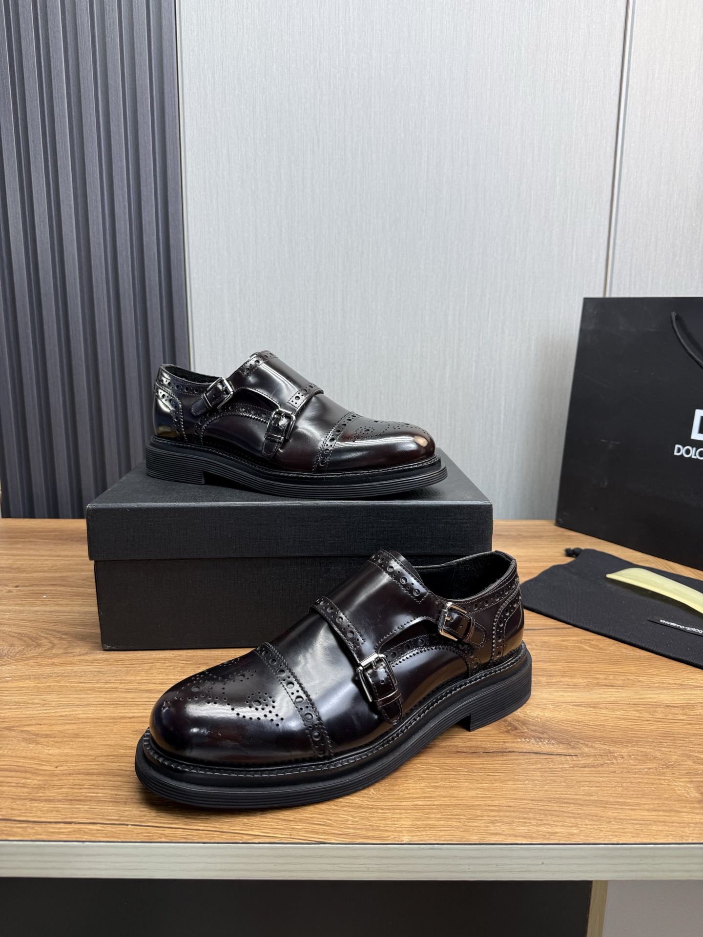 DG Leather Monk Strap Dress Shoes for Men - Premium Quality & Style 5 i1744229311886 6511 0 9