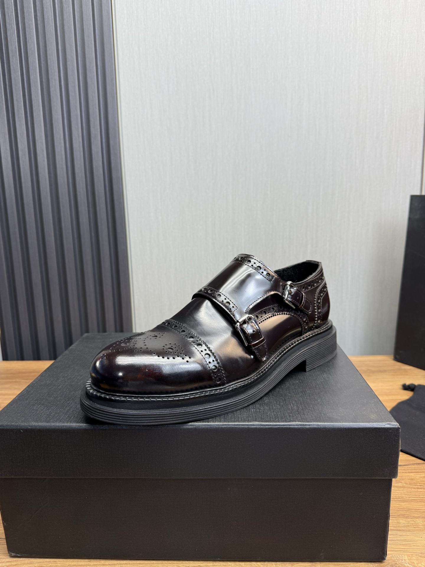 DG Leather Monk Strap Dress Shoes for Men - Premium Quality & Style 1 DG Leather Monk Strap Dress Shoes for Men - Premium Quality & Style