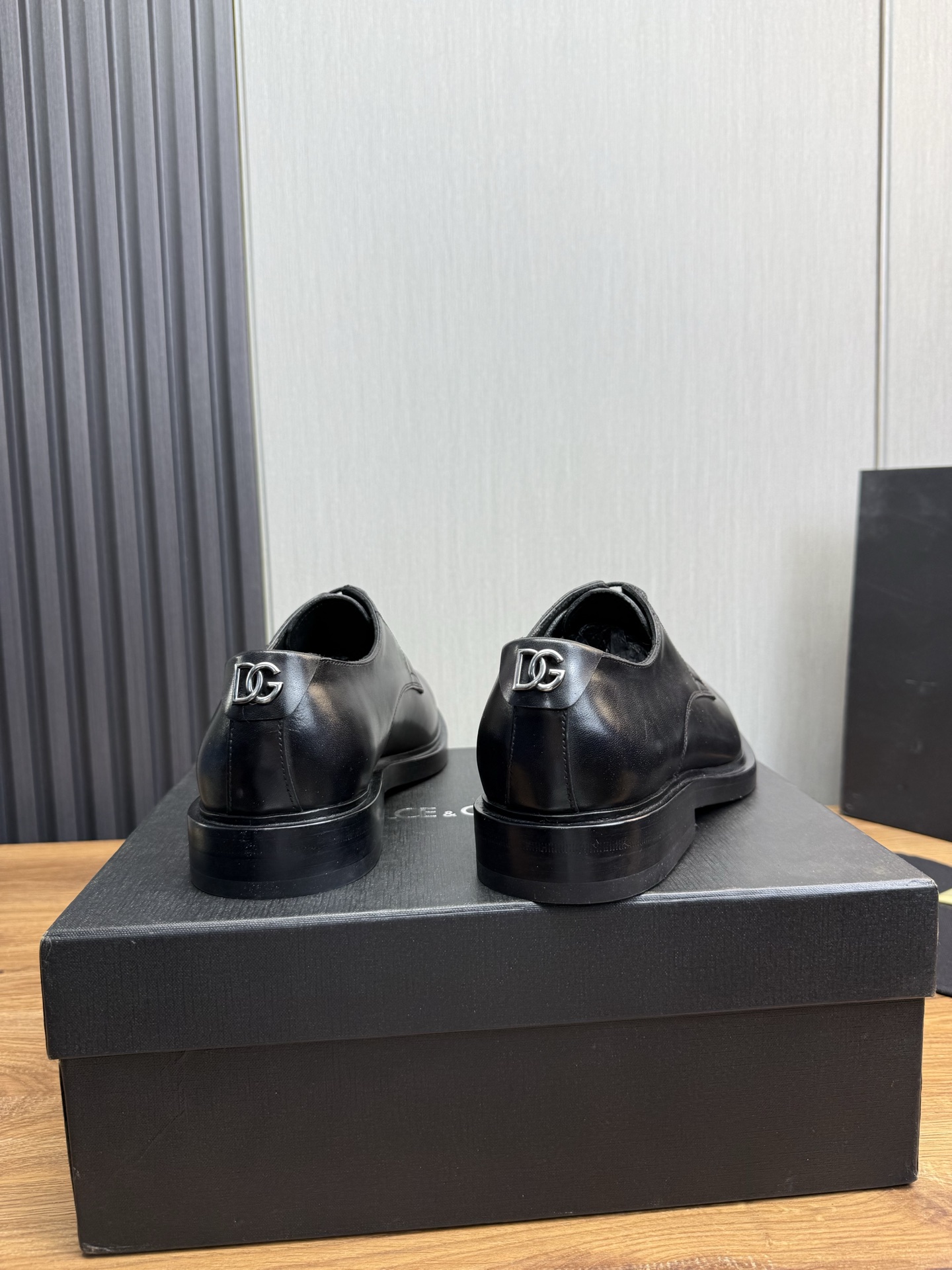 Dolce & Gabbana Men's Black Leather Dress Shoes, Italian Craftsmanship 6 i1744229384164 4574 0 7