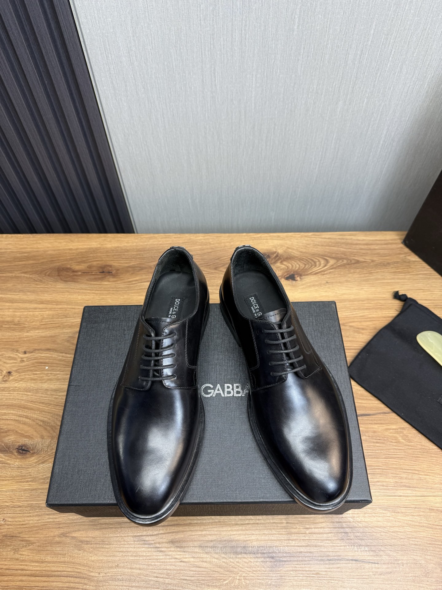 Dolce & Gabbana Men's Black Leather Dress Shoes, Italian Craftsmanship 3 i1744229385324 816 0 1