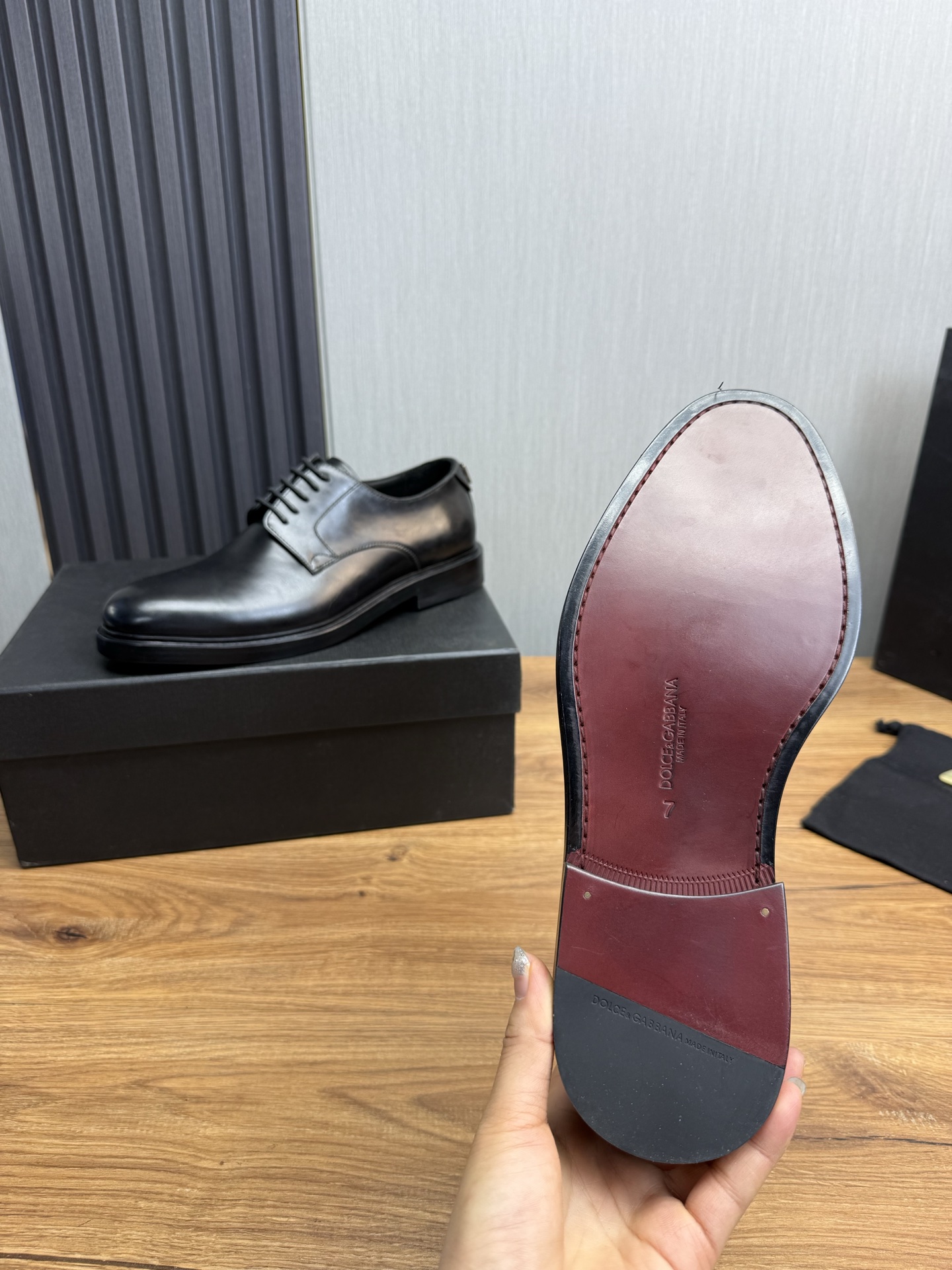 Dolce & Gabbana Men's Black Leather Dress Shoes, Italian Craftsmanship 11 i1744229386481 4525 0 11
