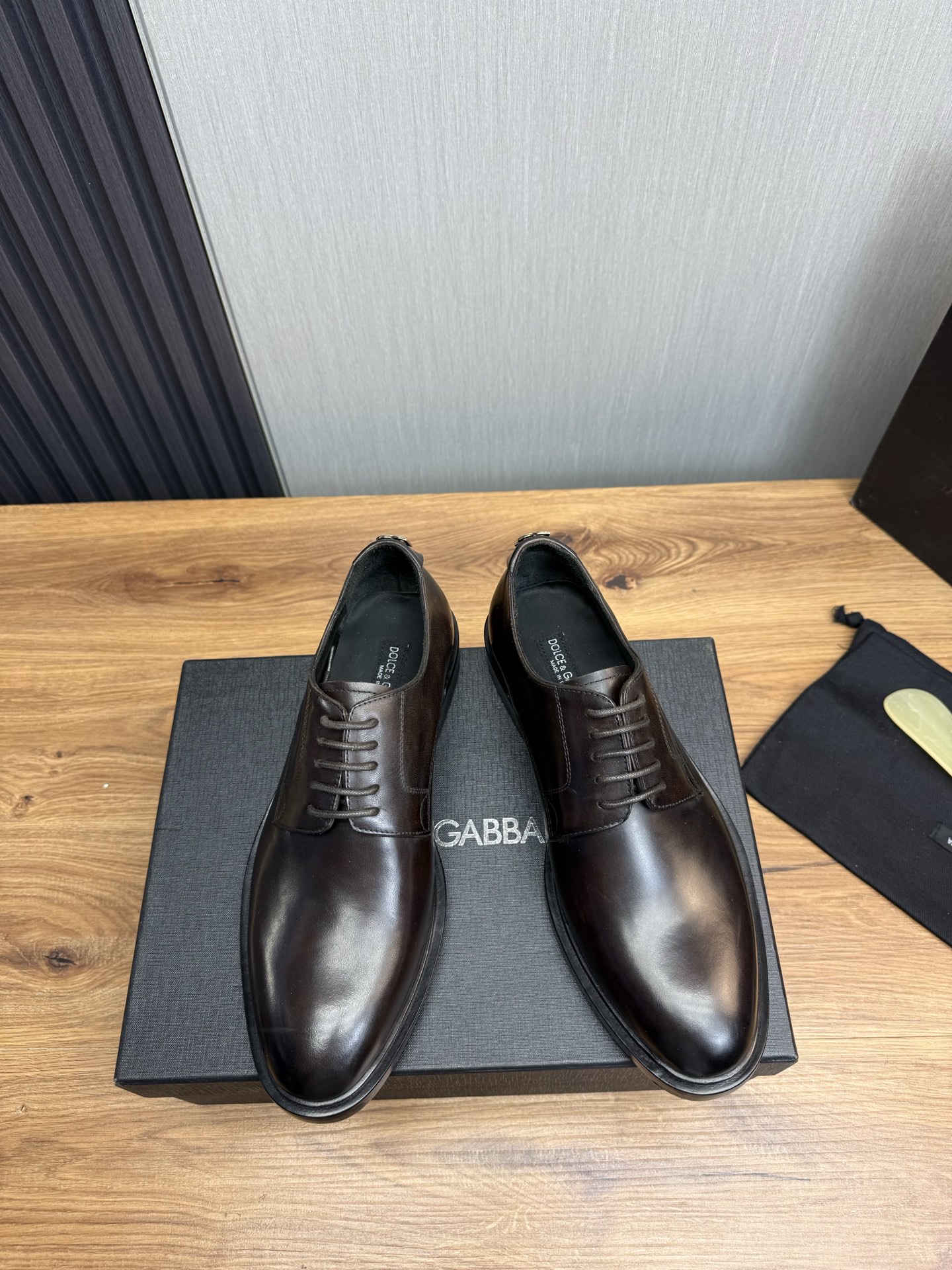 Dolce & Gabbana Men's Black Leather Dress Shoes, Italian Leather Oxford Shoes 3 i1744229431236 7104 0 0