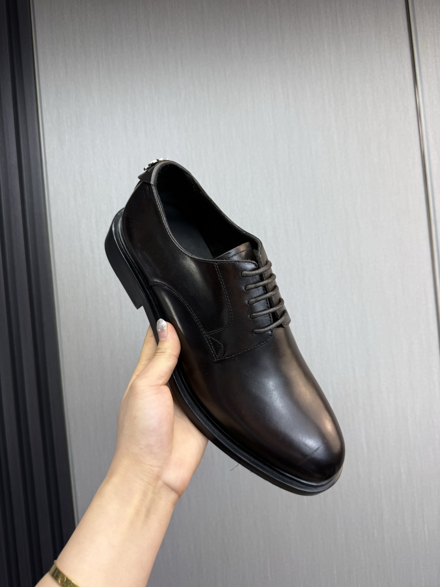 Dolce & Gabbana Men's Black Leather Dress Shoes, Italian Leather Oxford Shoes 9 i1744229431259 1753 0 2
