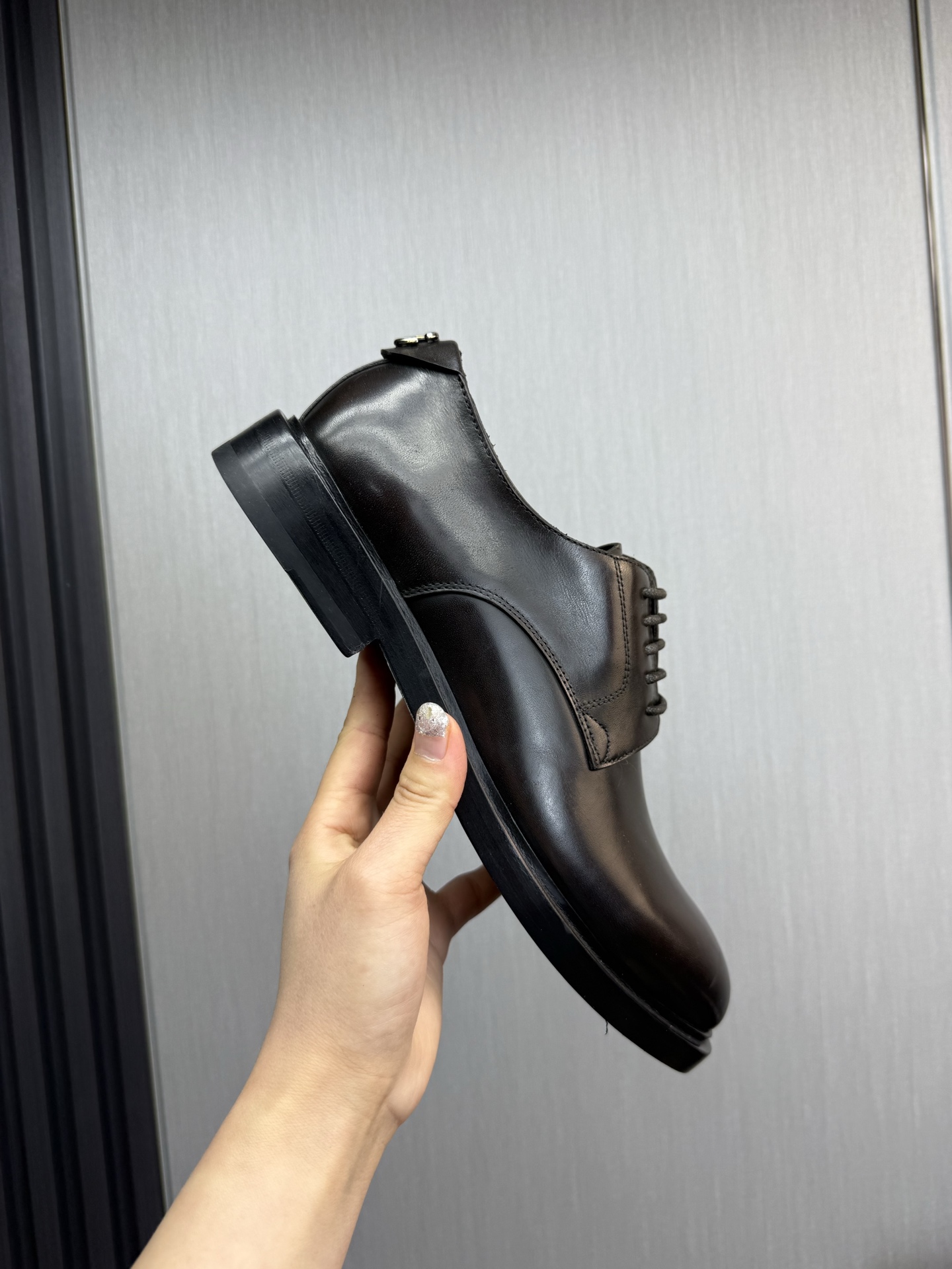 Dolce & Gabbana Men's Black Leather Dress Shoes, Italian Leather Oxford Shoes 8 i1744229431266 3713 0 1