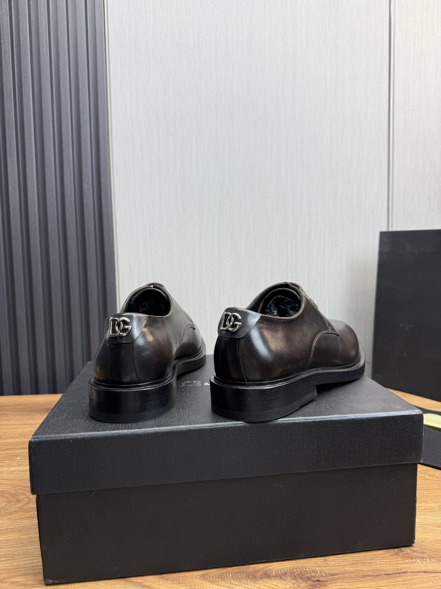 Dolce & Gabbana Men's Black Leather Dress Shoes, Italian Leather Oxford Shoes 6 i1744229431288 2615 0 6