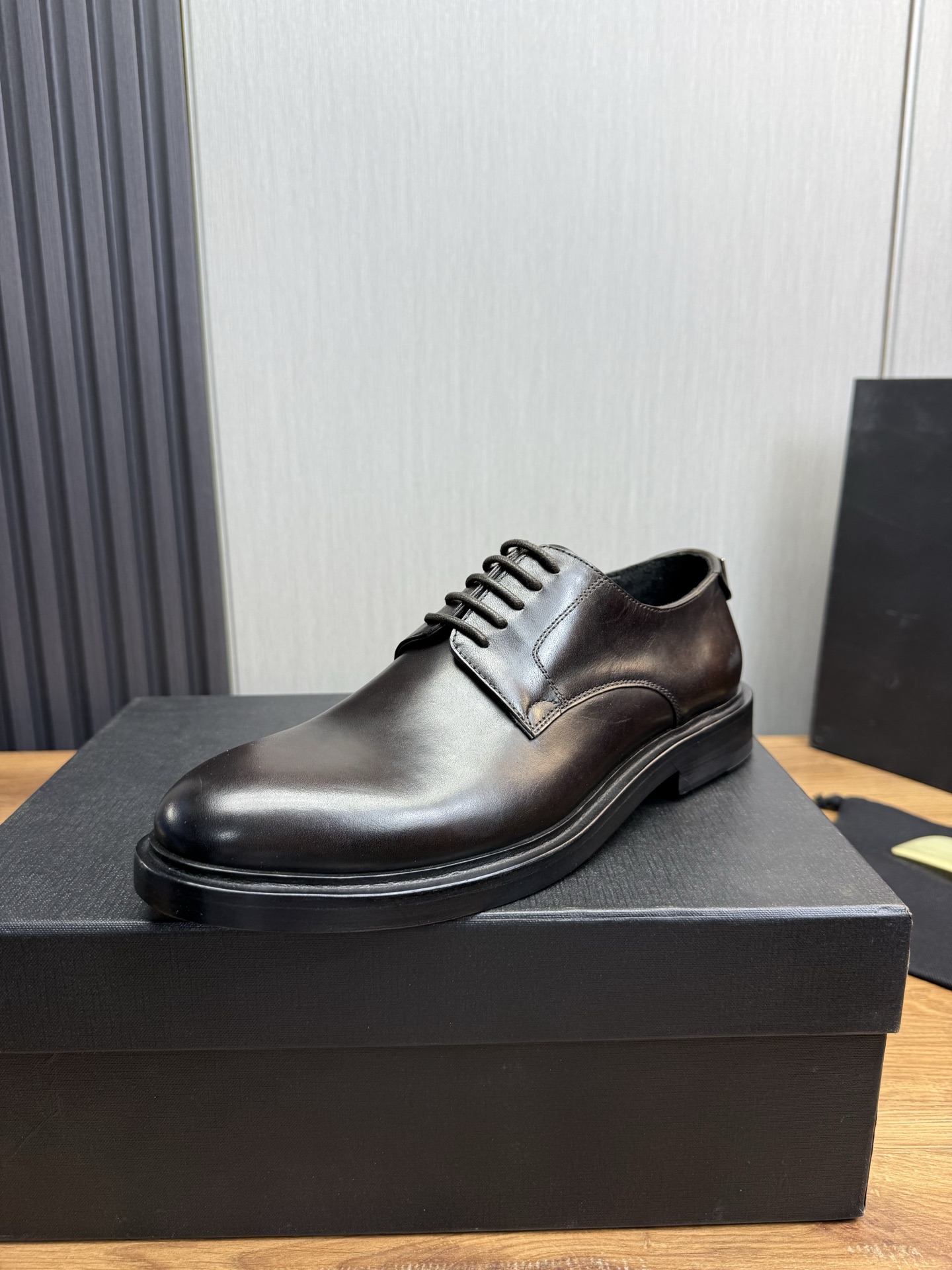 Dolce & Gabbana Men's Black Leather Dress Shoes, Italian Leather Oxford Shoes 2 i1744229433526 9413 0 10