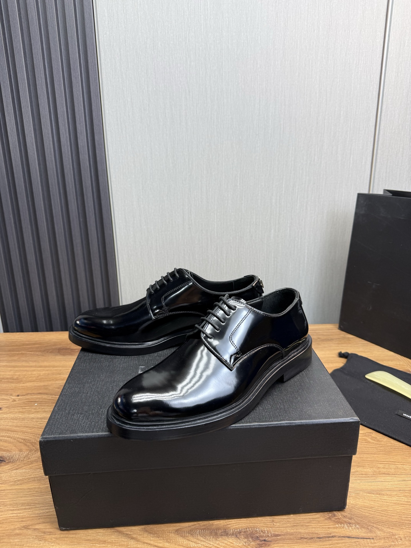 Dolce & Gabbana Men's Black Leather Dress Shoes Size 39-44 4 i1744229467412 17 0 2