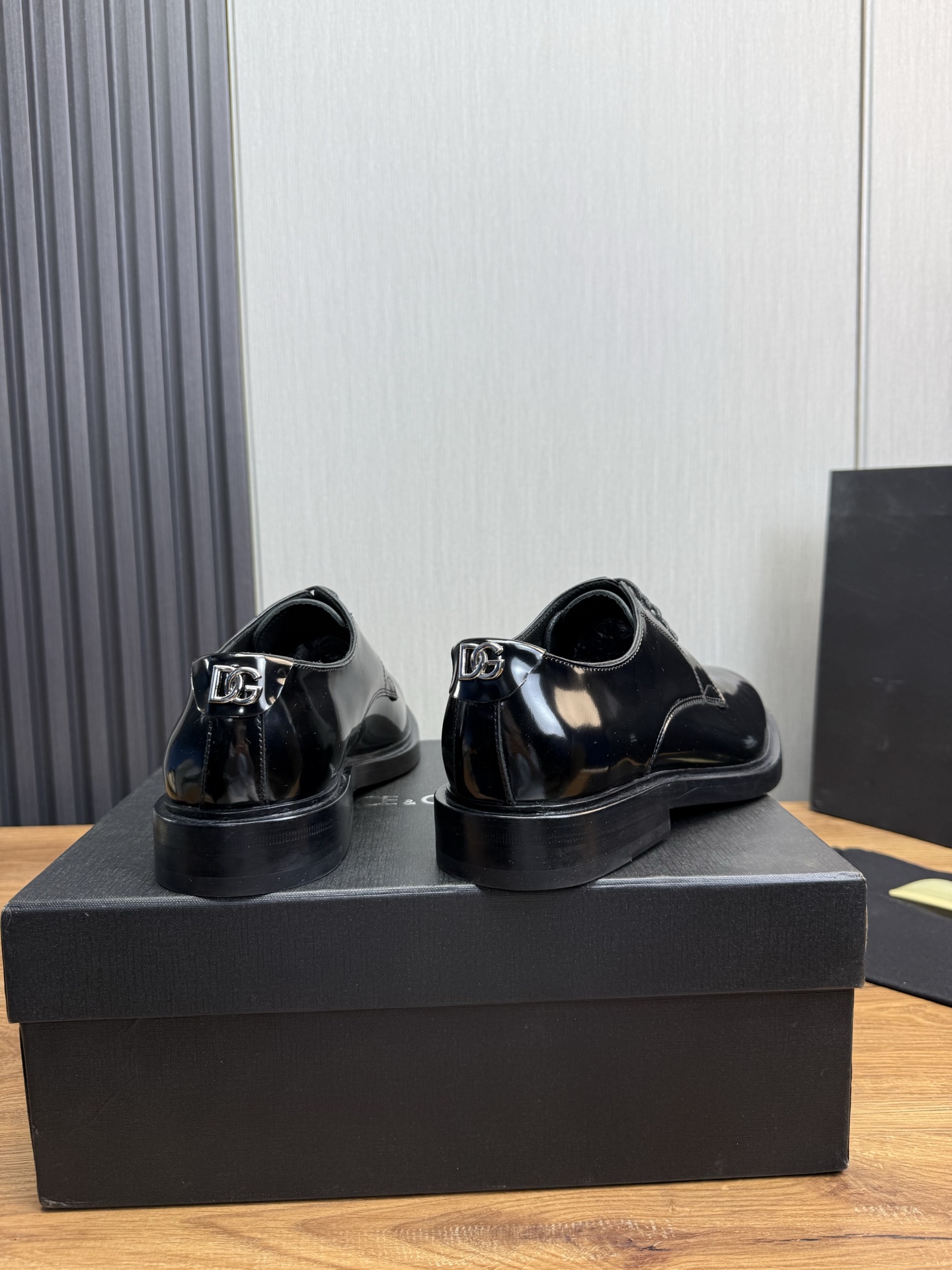 Dolce & Gabbana Men's Black Leather Dress Shoes Size 39-44 6 i1744229467535 9030 0 5