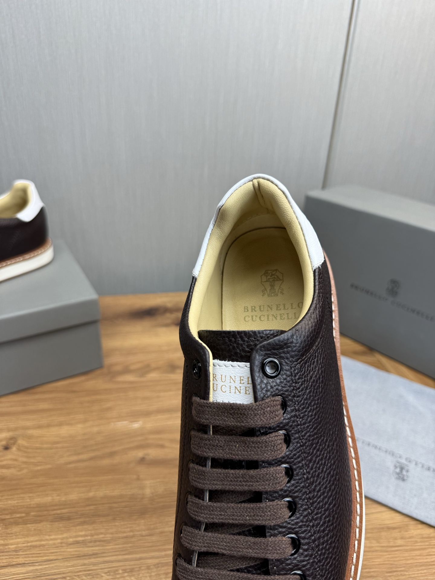 Brunello Cucinelli Men's Leather Casual Sneakers - Sizes 39-44 11 i1744486557026 333 0 9
