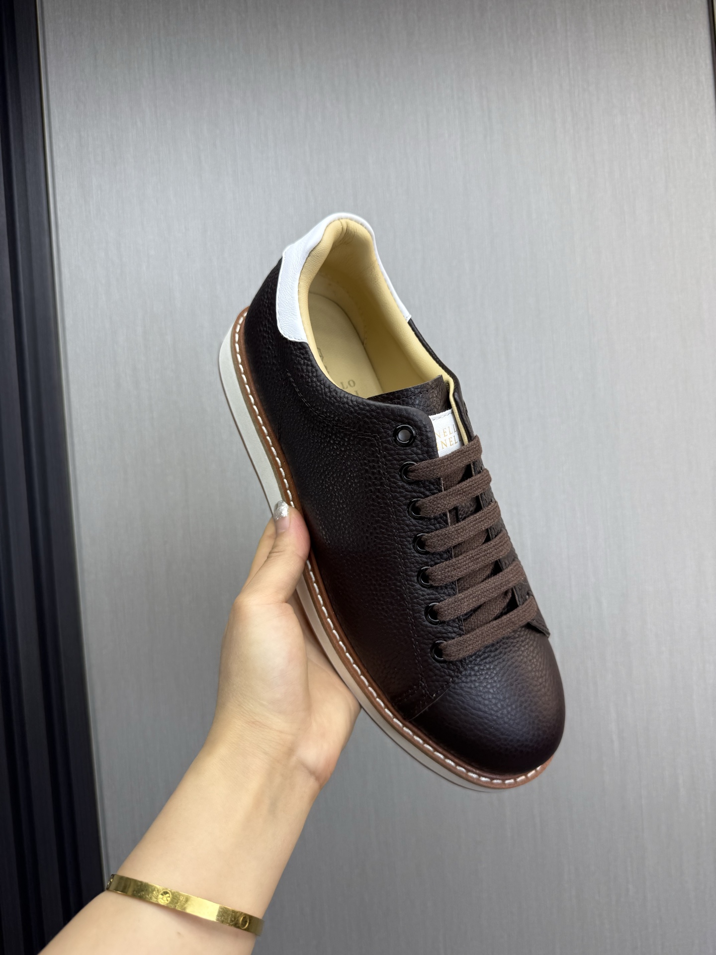 Brunello Cucinelli Men's Leather Casual Sneakers - Sizes 39-44 9 i1744486557089 9311 0 1