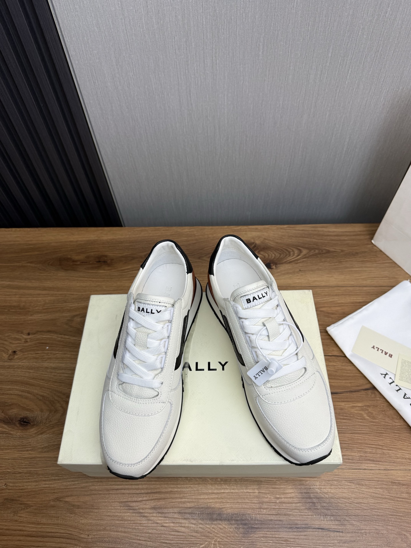 Bally Men's Leather Lace-Up Sneakers Comfortable Fashionable Shoes 3 i1744744621351 5241 0 2