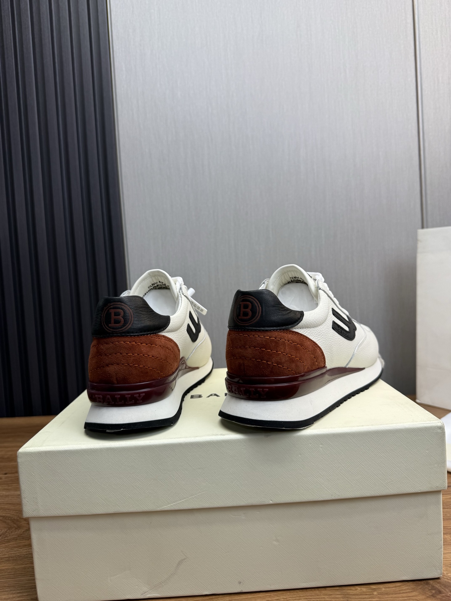 Bally Men's Leather Lace-Up Sneakers Comfortable Fashionable Shoes 6 i1744744621453 6355 0 6