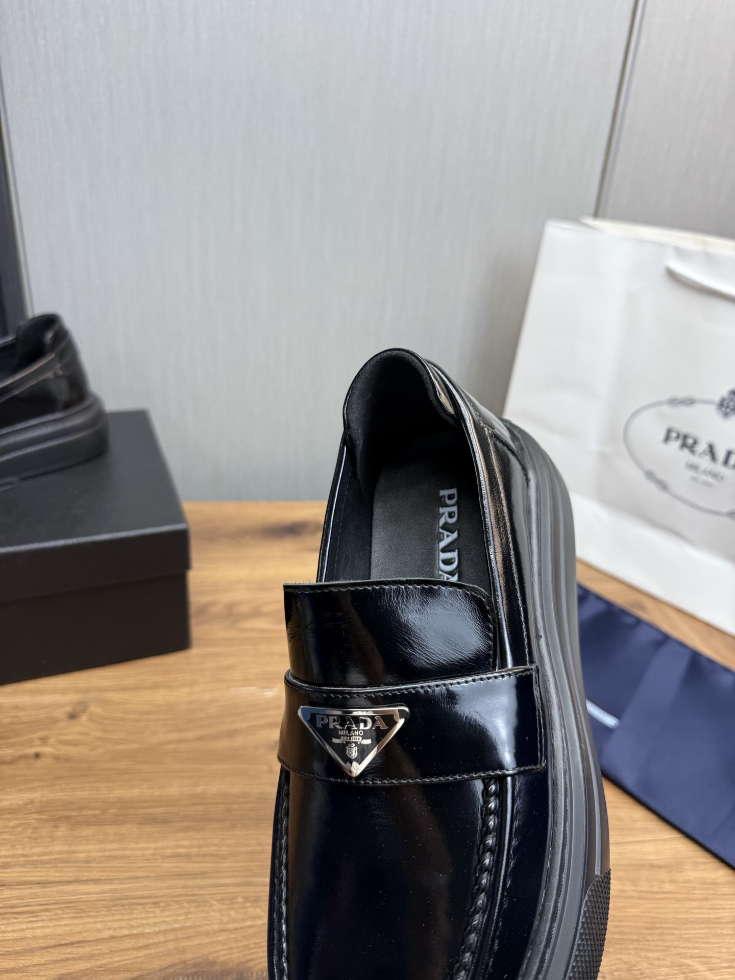 Prada Men's Leather Loafers - Business Casual Shoes Size 38-44 10 i1744830780631 1182 0 8