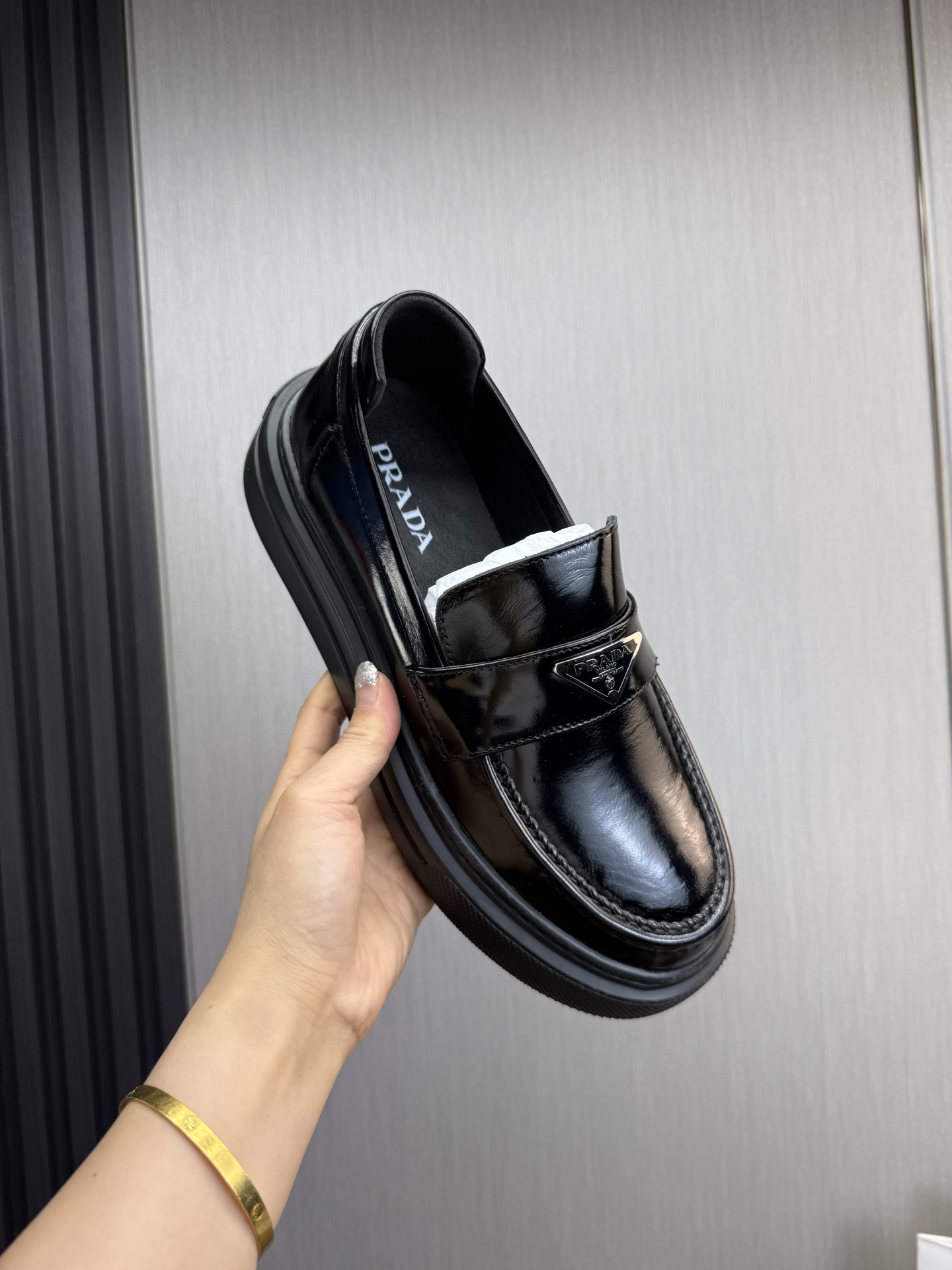 Prada Men's Leather Loafers - Business Casual Shoes Size 38-44 9 i1744830780755 2830 0 1