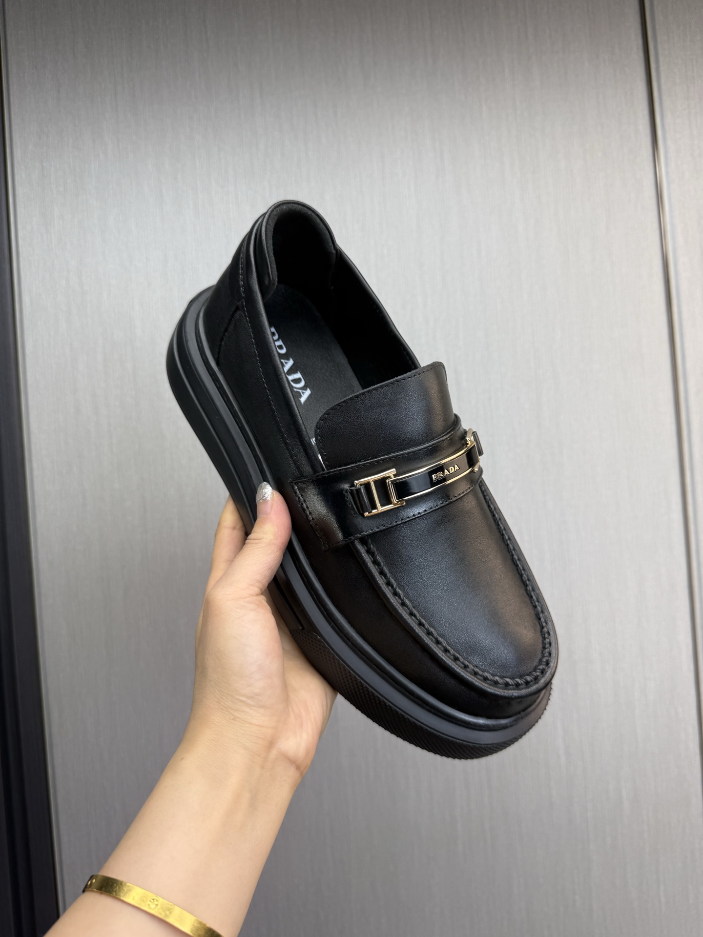 Prada Men's Leather Loafers - Business Casual, Comfortable, Durable 9 i1744830850187 7590 0 3