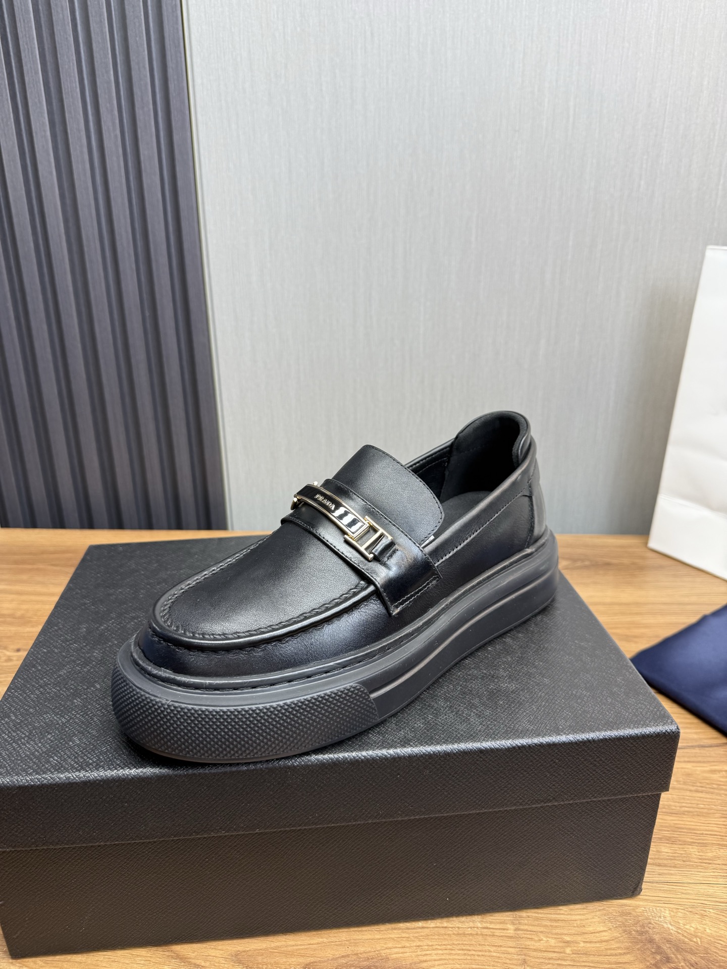 Prada Men's Leather Loafers - Business Casual, Comfortable, Durable 5 i1744830852596 4913 0 12