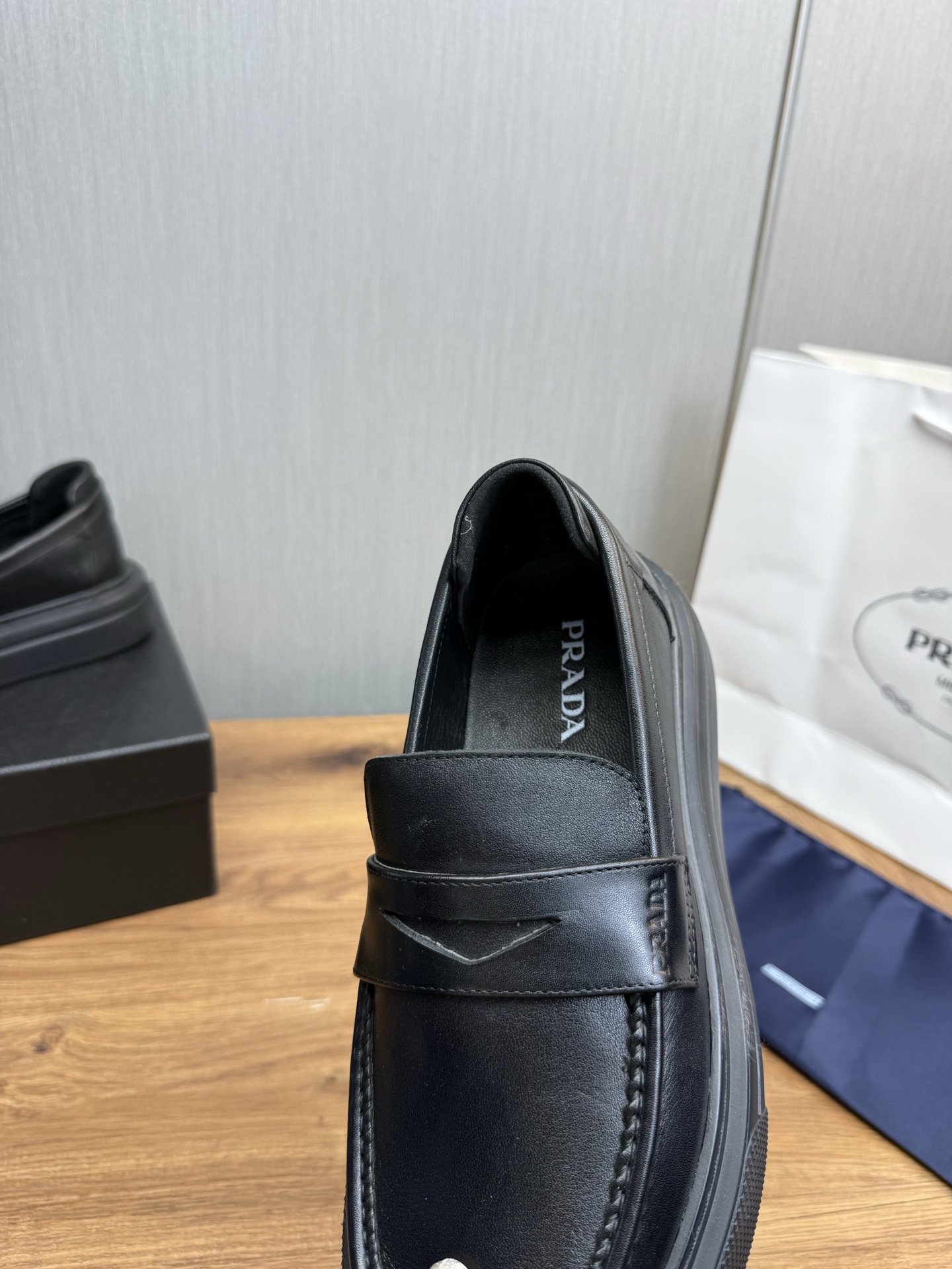 Prada Men's Business Casual Leather Shoes - Imported Leather for Comfort 10 i1744831011714 6619 0 8