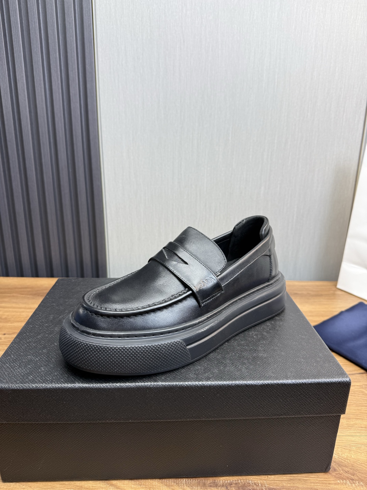 Prada Men's Business Casual Leather Shoes - Imported Leather for Comfort 5 i1744831011765 3365 0 10