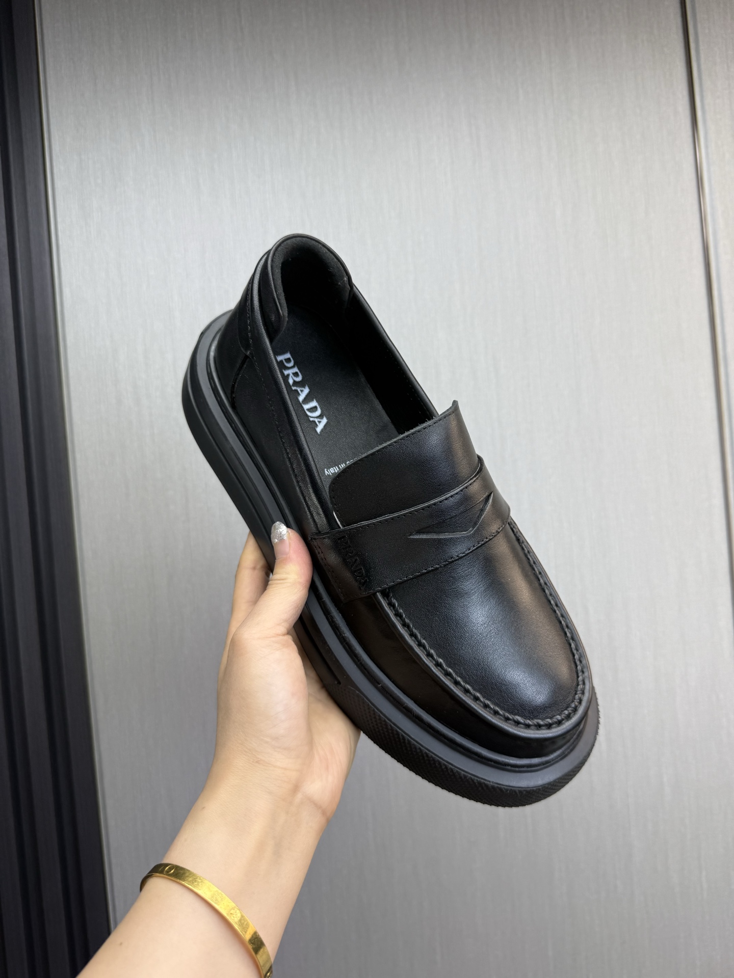 Prada Men's Business Casual Leather Shoes - Imported Leather for Comfort 9 i1744831013972 4474 0 2