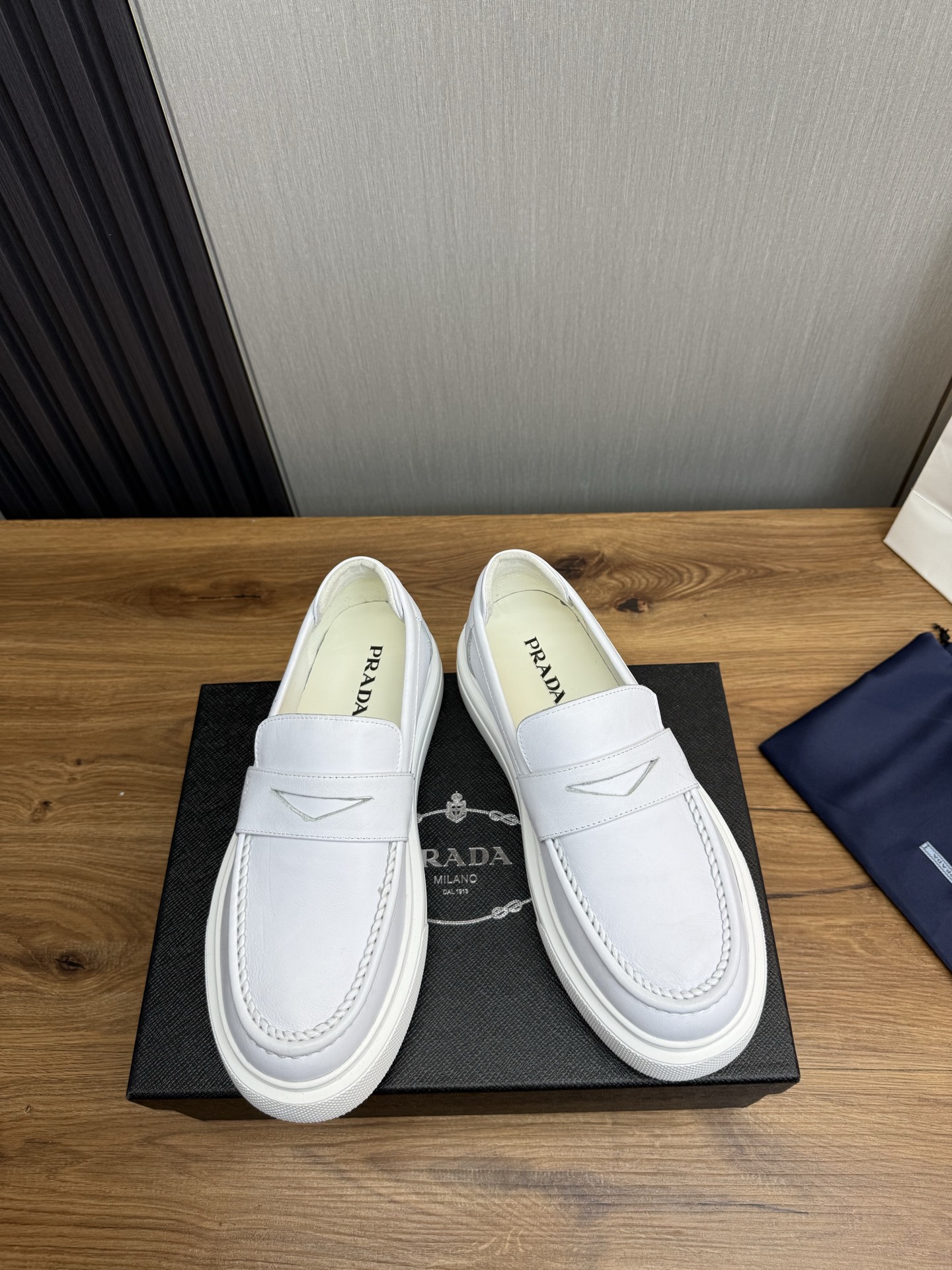 Prada Men's Leather Loafers - Comfortable, Stylish, and Durable Design 3 i1744831038311 3169 0 3