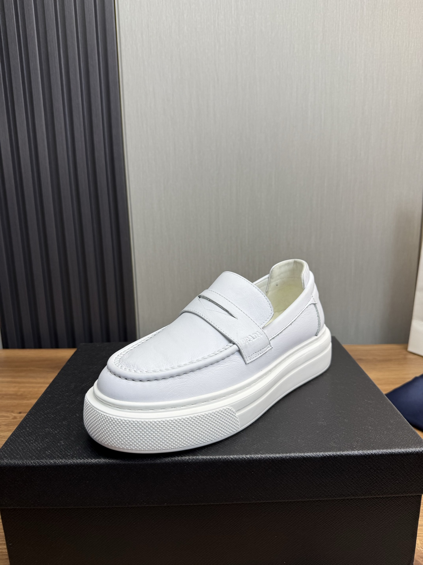 Prada Men's Leather Loafers - Comfortable, Stylish, and Durable Design 2 i1744831039377 4996 0 0