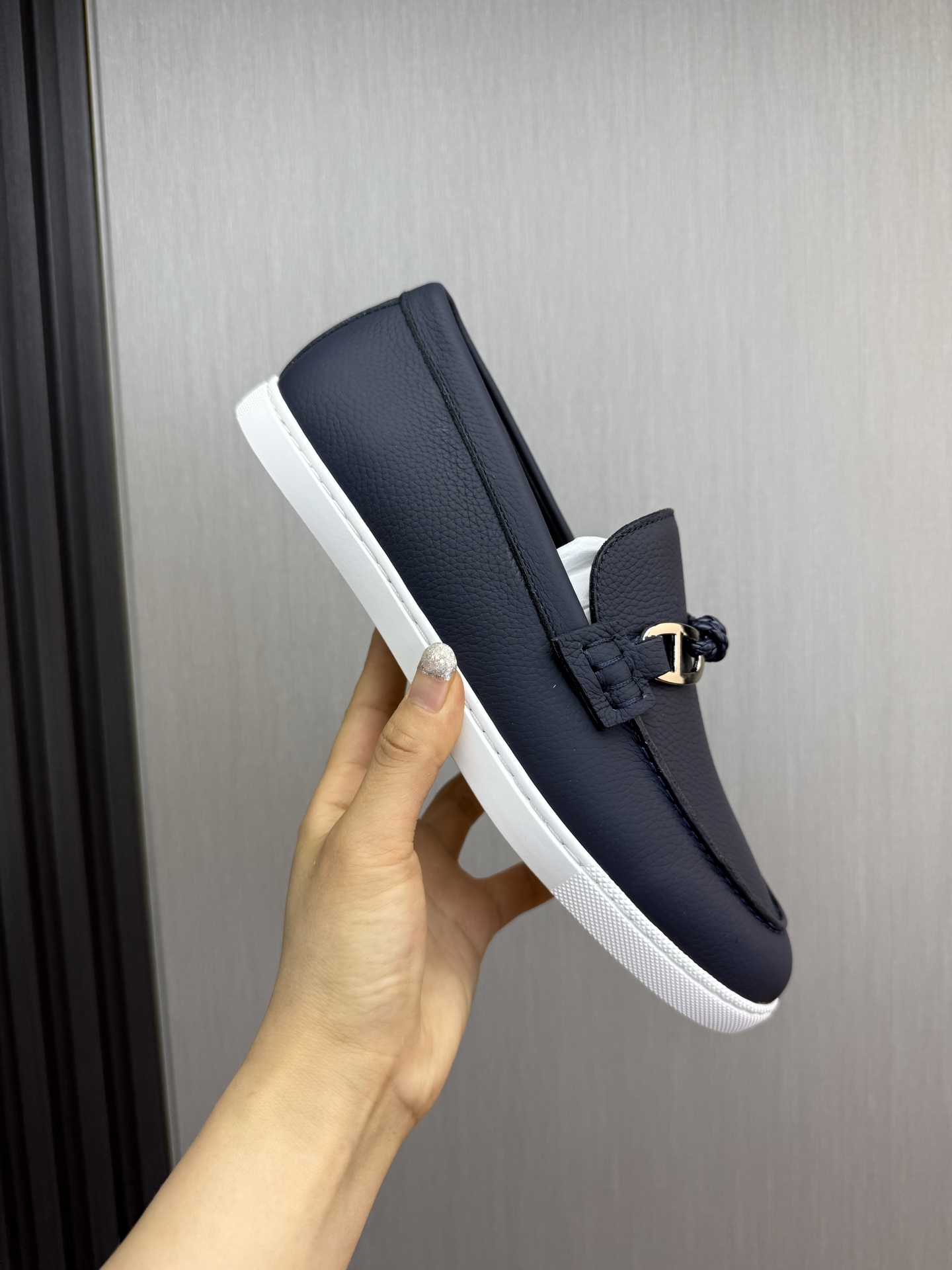 HERMES Men's Classic Loafers Suede Leather Slip-On Casual Shoes Size 38-44 8 i1746386086556 1650 0 1