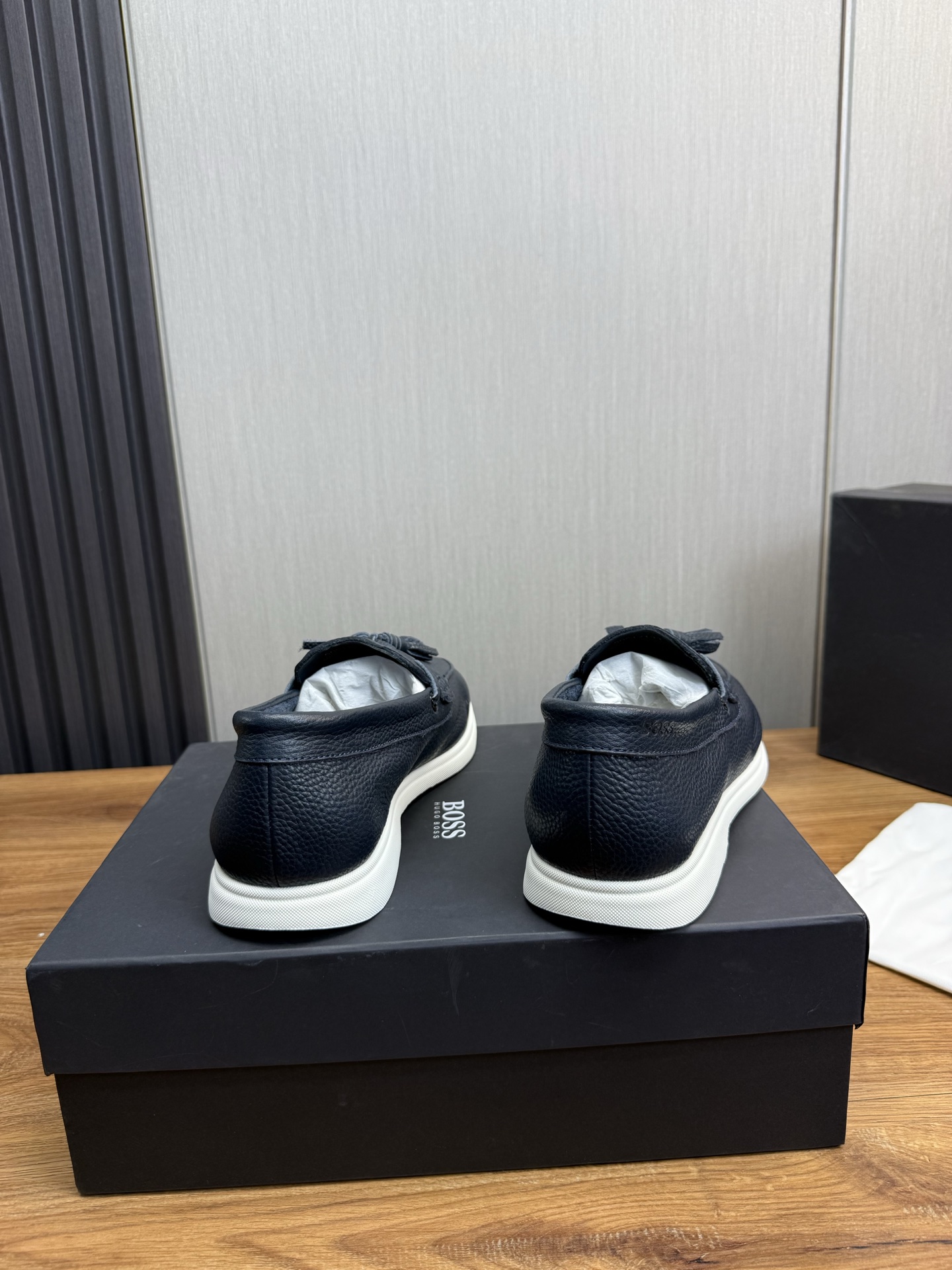 BOSS Men's Leather Driving Shoes, Comfortable & Lightweight, Sizes 39-44 6 i1746901087268 9340 0 7