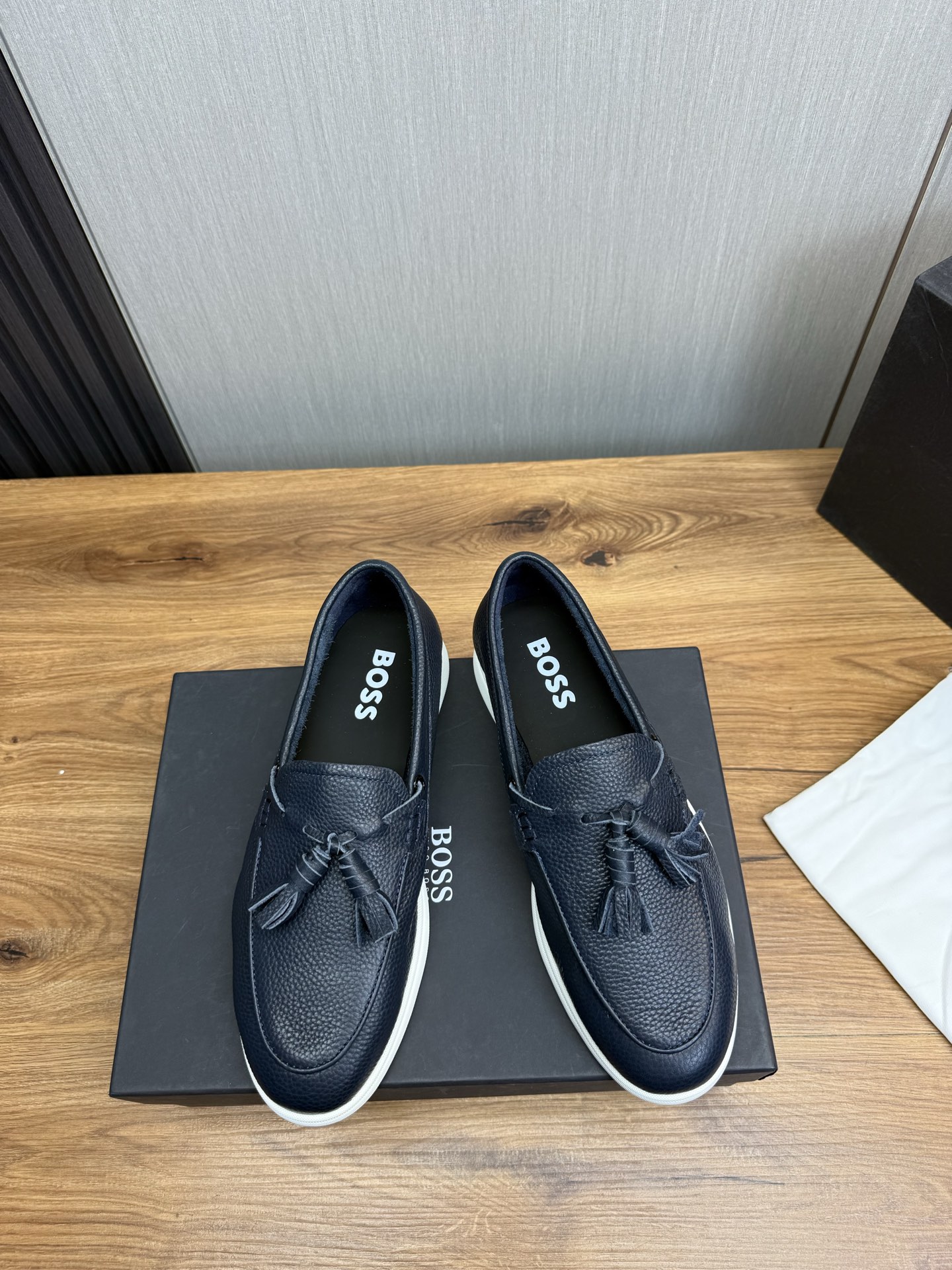 BOSS Men's Leather Driving Shoes, Comfortable & Lightweight, Sizes 39-44 3 i1746901089556 3205 0 3