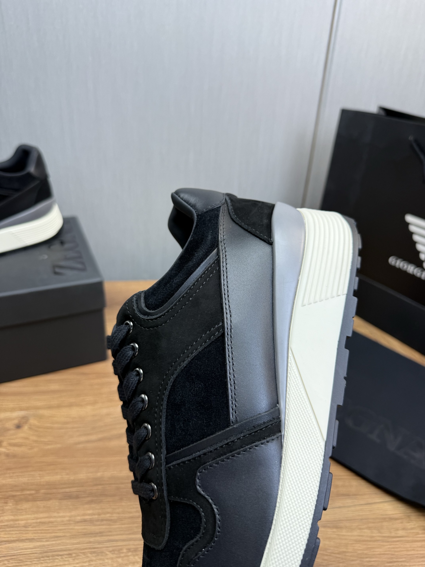 Precio de fábrica 430ZEGNA Zegna Zegna zapatos de los hombres zapatillas de deporte de los hombres! 
