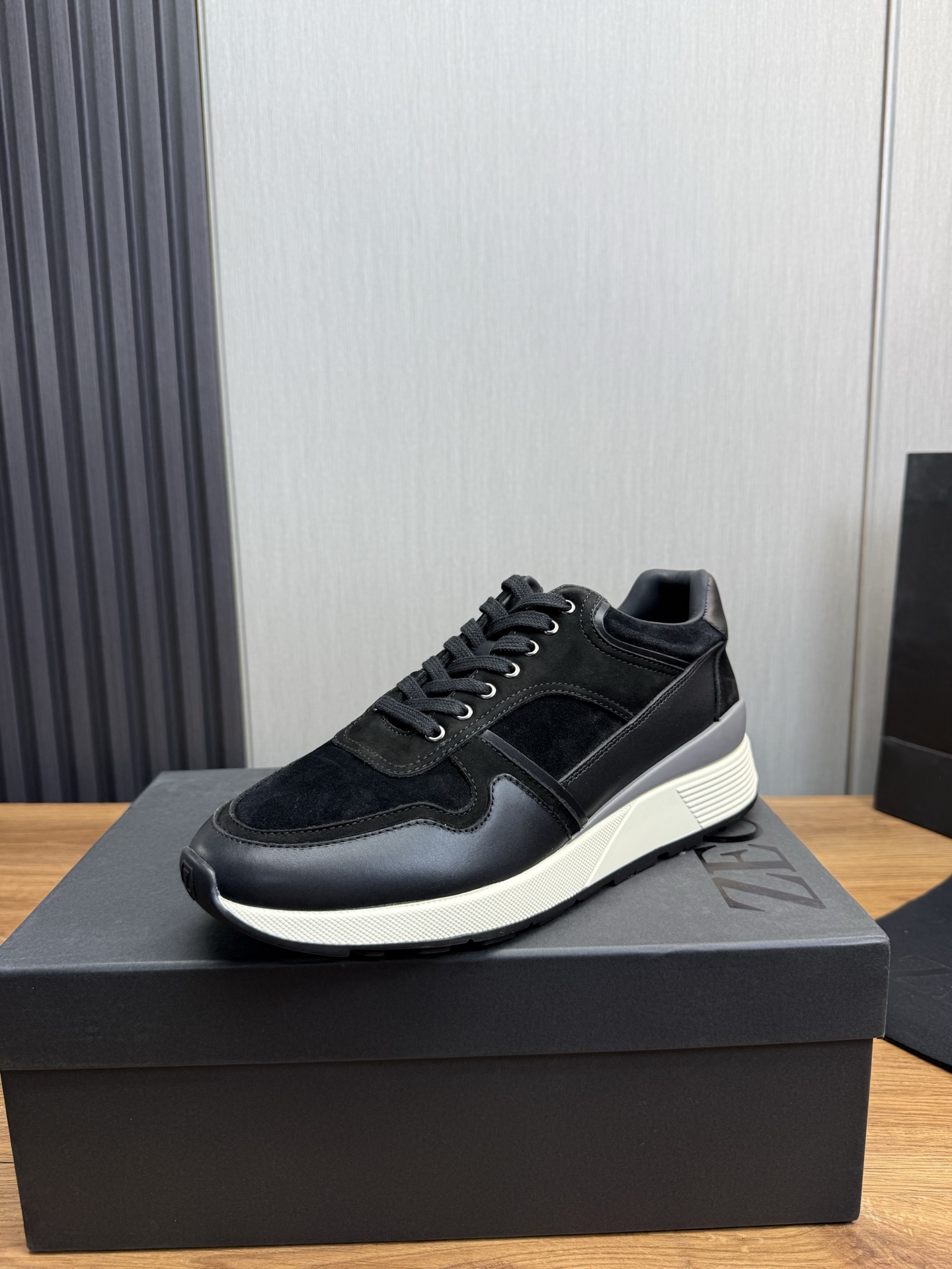 Precio de fábrica 430ZEGNA Zegna Zegna zapatos de los hombres zapatillas de deporte de los hombres! 