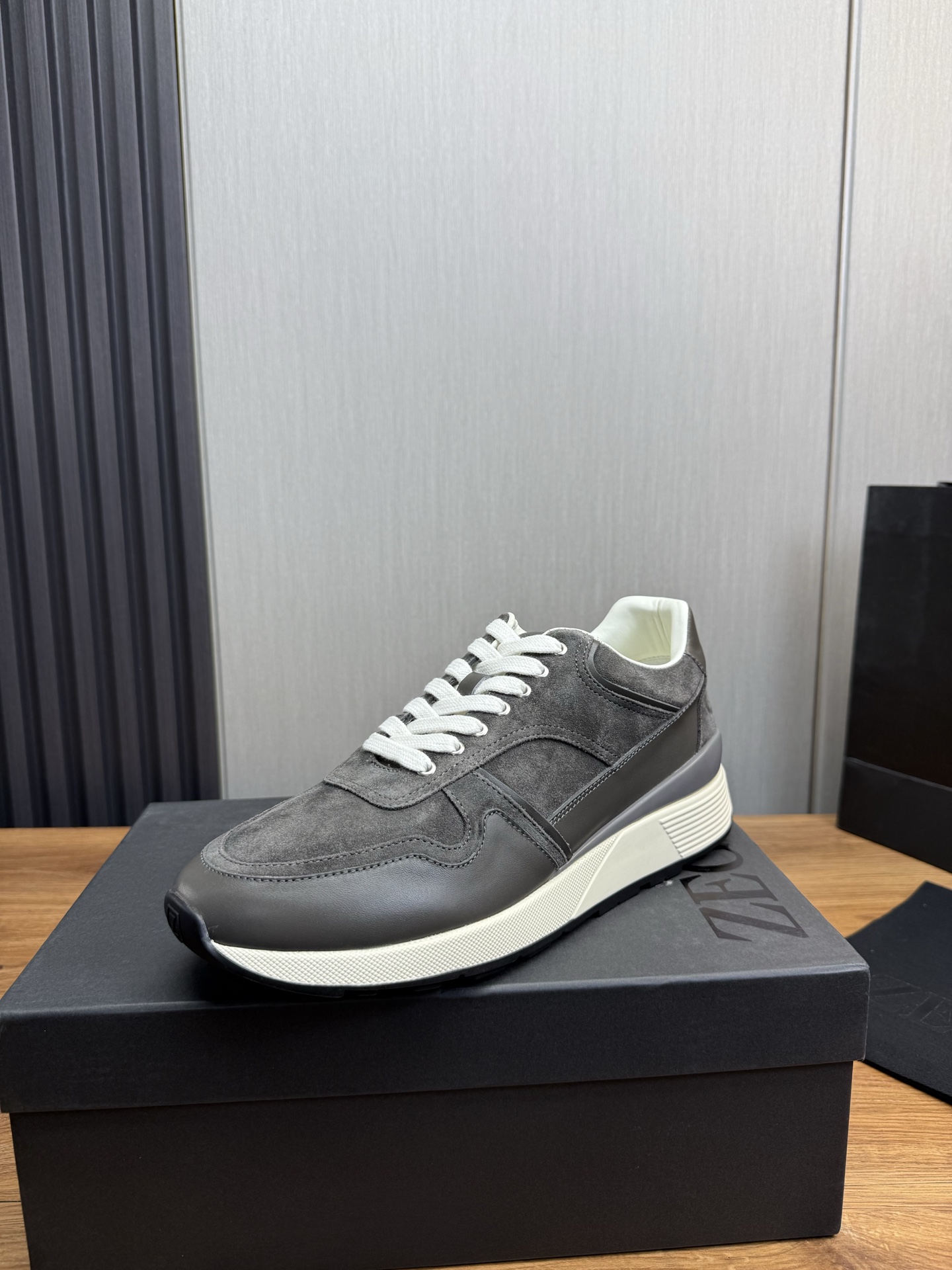 Precio de fábrica 430ZEGNA Zegna Zegna zapatos de los hombres zapatillas de deporte de los hombres! 