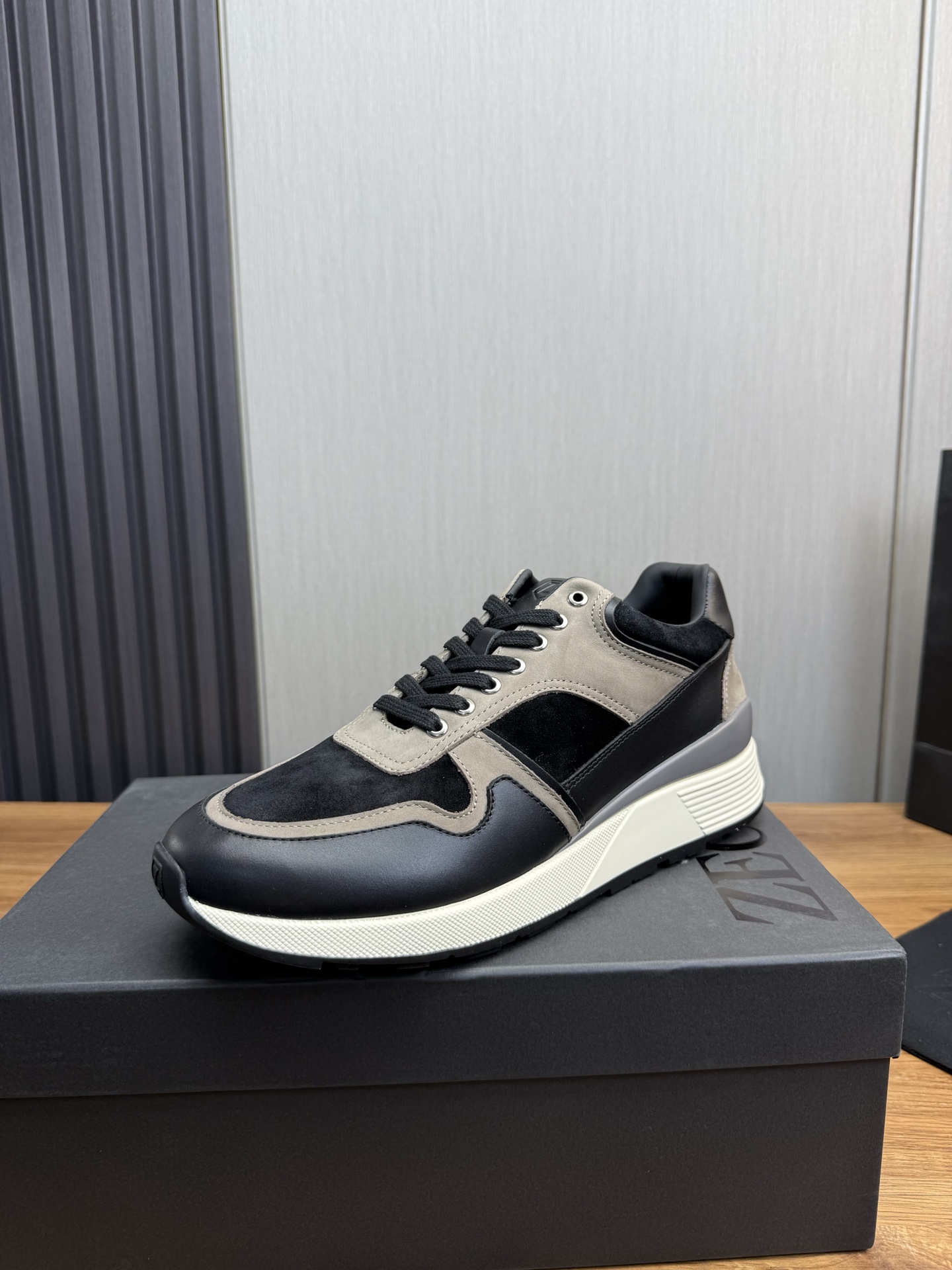 Precio de fábrica 430ZEGNA Zegna Zegna zapatos de los hombres zapatillas de deporte de los hombres! 