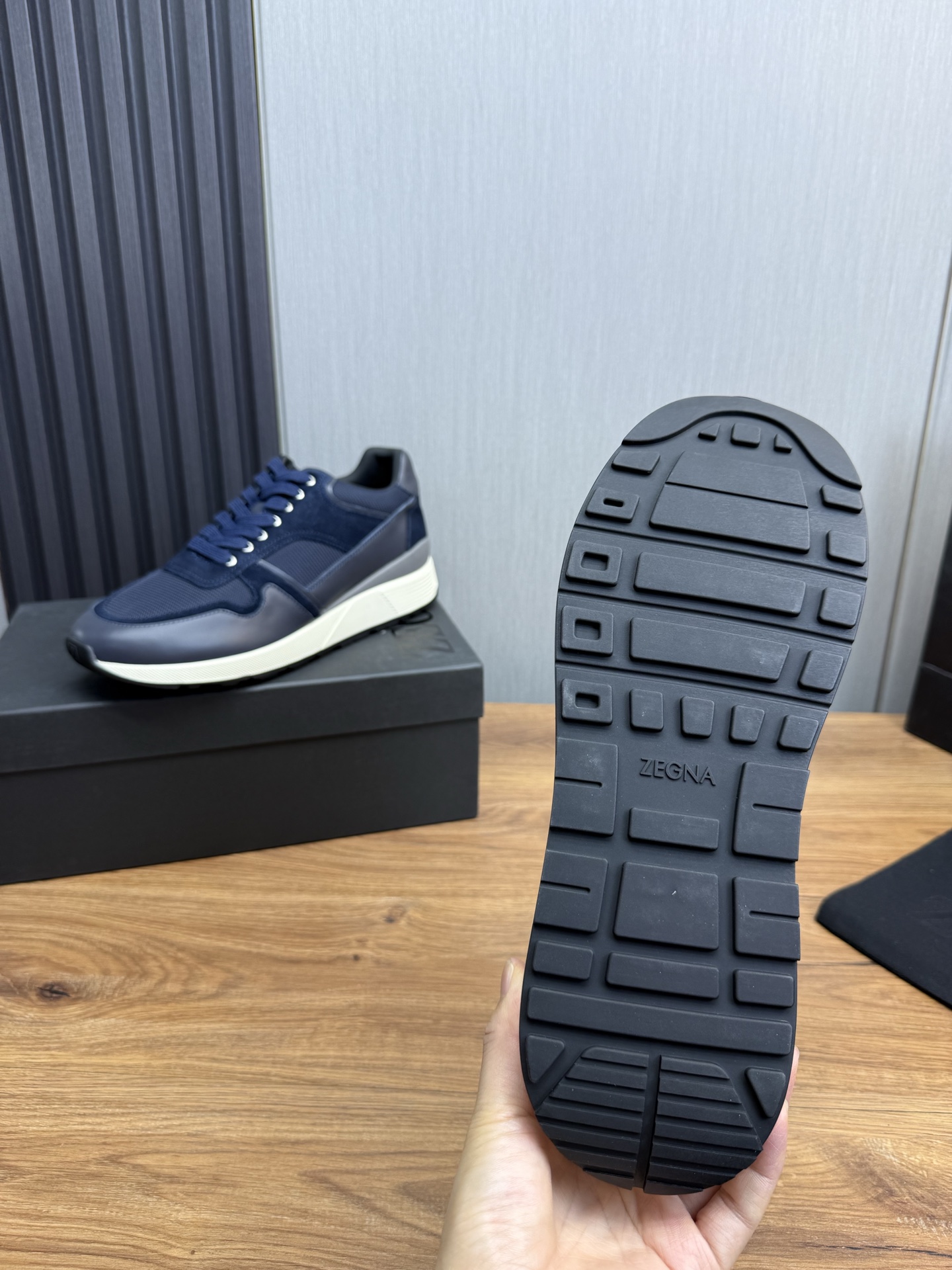 Precio de fábrica 430ZEGNA Zegna Zegna zapatos de los hombres zapatillas de deporte de los hombres! 