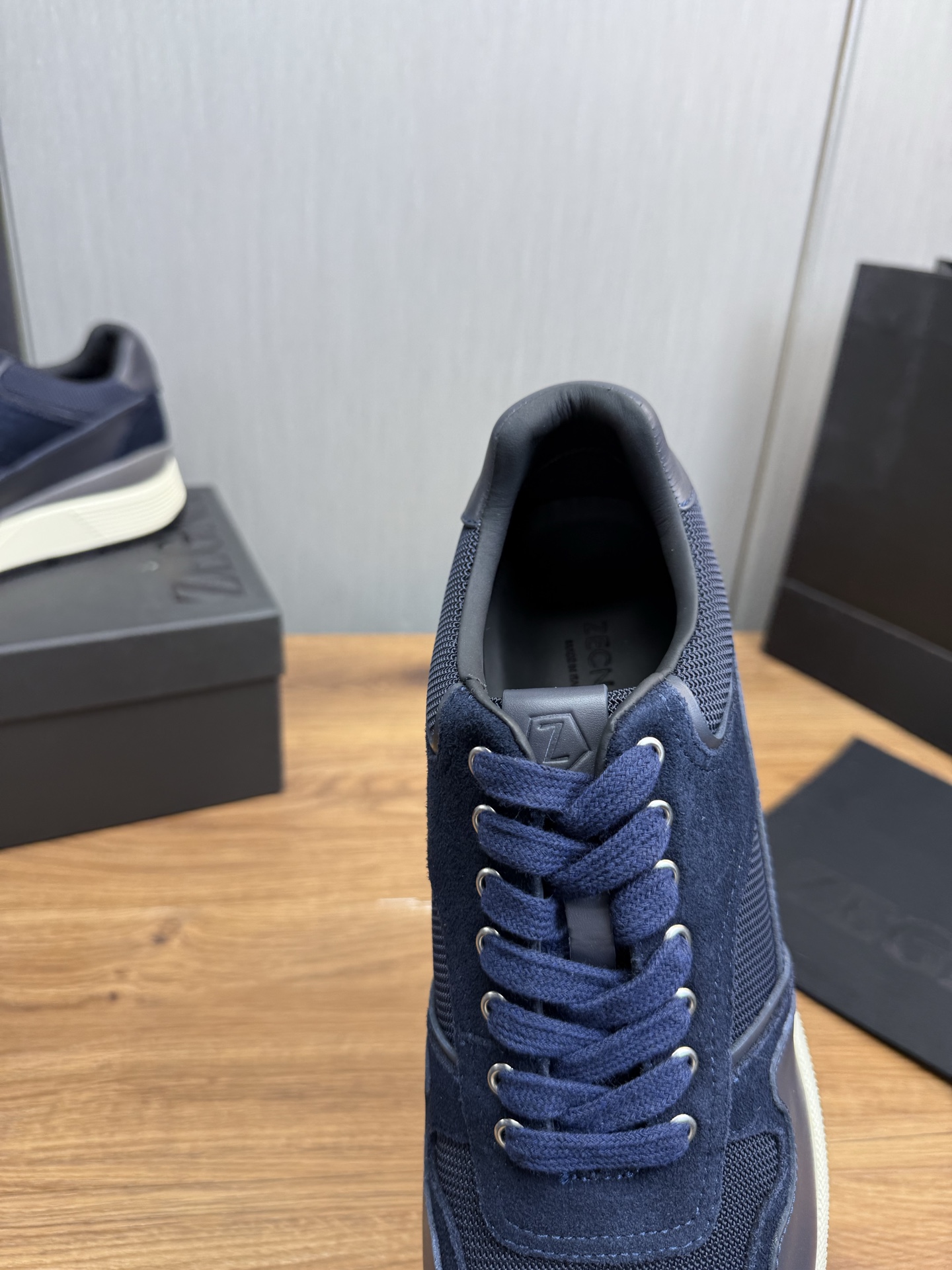 Precio de fábrica 430ZEGNA Zegna Zegna zapatos de los hombres zapatillas de deporte de los hombres! 