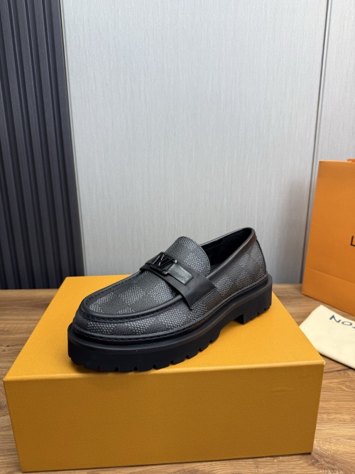 Louis Vuitton Men's Business Casual Leather Loafers, Premium Quality 1 Louis Vuitton Men's Business Casual Leather Loafers, Premium Quality
