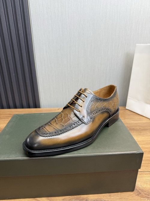 Berluti Men's Hand-Colored Leather Dress Shoes - Exquisite Craftsmanship