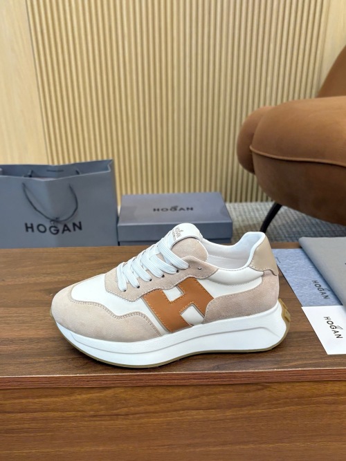 Hogan H-Stripes Leather Sneakers Designer Lightweight Platform Shoes 1 Hogan H-Stripes Leather Sneakers Designer Lightweight Platform Shoes