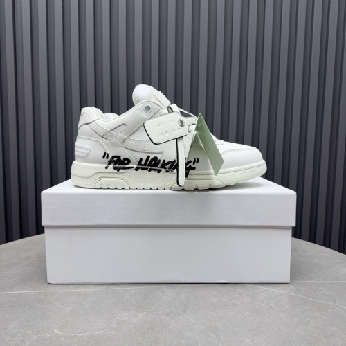 Off-White Out Of Office "OOO" Low Top Leather Sneakers - White 1 Off-White Out Of Office "OOO" Low Top Leather Sneakers - White