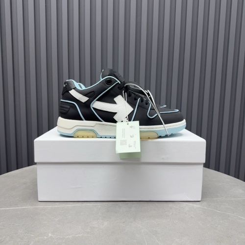 Off-White Out Of Office Sneaker Black Blue Leather Low Top Shoes 1 Off-White Out Of Office Sneaker Black Blue Leather Low Top Shoes