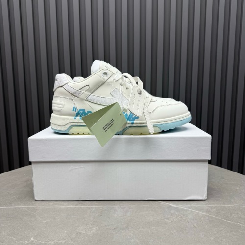 Off-White Out Of Office 'Ooo' Sneakers White Blue For Men and Women 1 Off-White Out Of Office 'Ooo' Sneakers White Blue For Men and Women