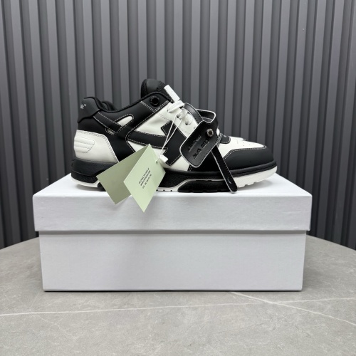 Off-White Out Of Office Sneakers - Black & White Leather Low Top Shoes 1 Off-White Out Of Office Sneakers - Black & White Leather Low Top Shoes
