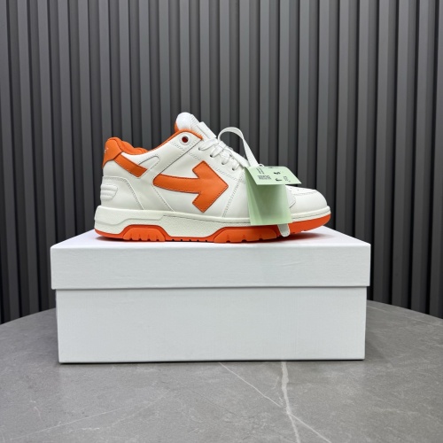 Off-White Out Of Office Low-Top Sneakers White Orange Leather Shoes 1 Off-White Out Of Office Low-Top Sneakers White Orange Leather Shoes