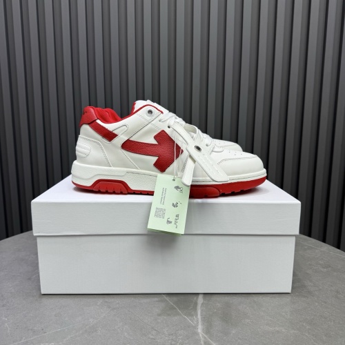 Off-White Out Of Office Low-Top Sneakers White/Red Leather Casual Shoes 1 Off-White Out Of Office Low-Top Sneakers White/Red Leather Casual Shoes