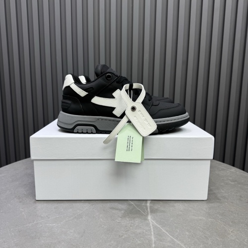 Off-White Out of Office OOO Low Top Sneakers - Black/White 1 Off-White Out of Office OOO Low Top Sneakers - Black/White